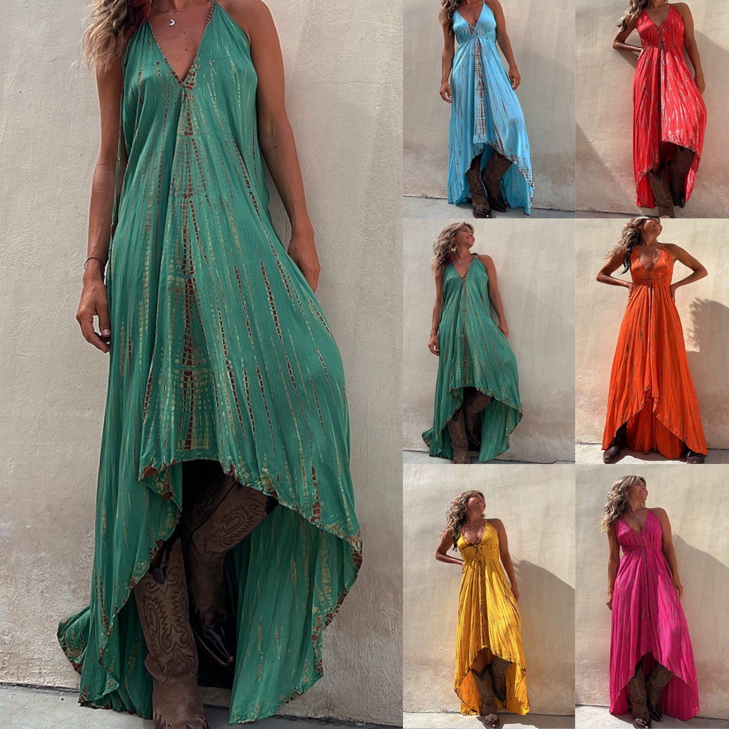 Women's Fashion Suspenders Casual Dress