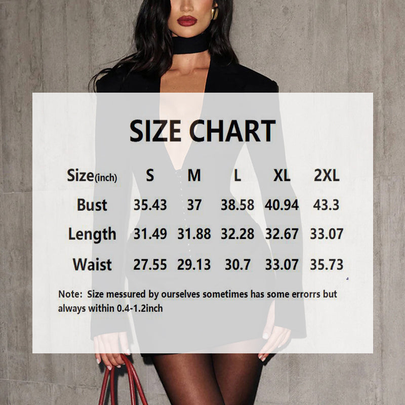 Women's Elegant Solid Color Deep V-Neck Long Sleeve Mini Dress Waist Ruffle Detail Party Dress For Spring Summer