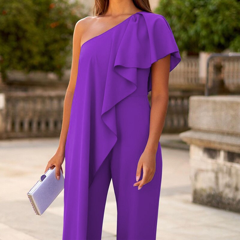 Casual Straight Playsuit Overalls