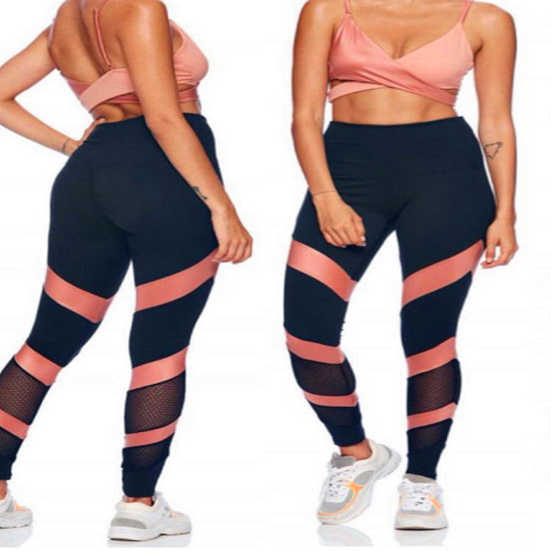 Slim slimming training yoga pants breathable cropped pants