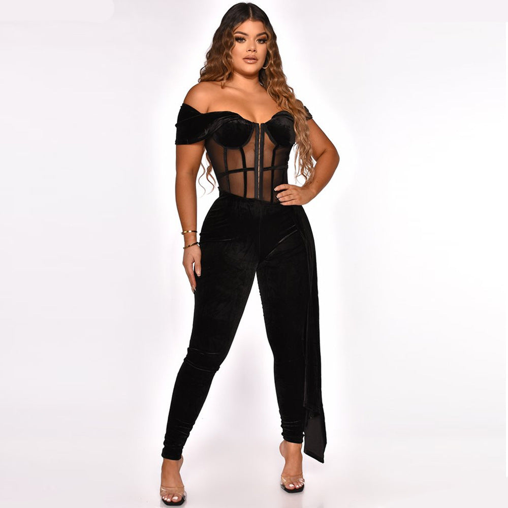 Sexy European And American Perspective Slim Fit Suit Nightclub Clothes